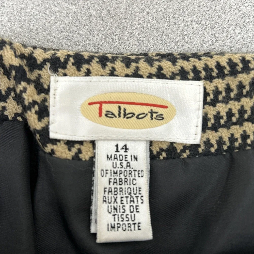 Talbots vintage houndstooth